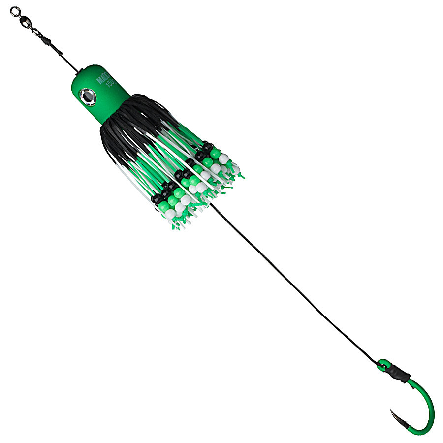 

Блесна DAM MadCat A-Static Ajustable Clonk Teaser 8/0 Green 100g (60936)