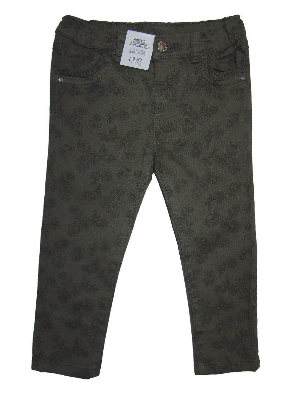 

Джинсы OVS kids в цветочек 60 см зеленые 839123