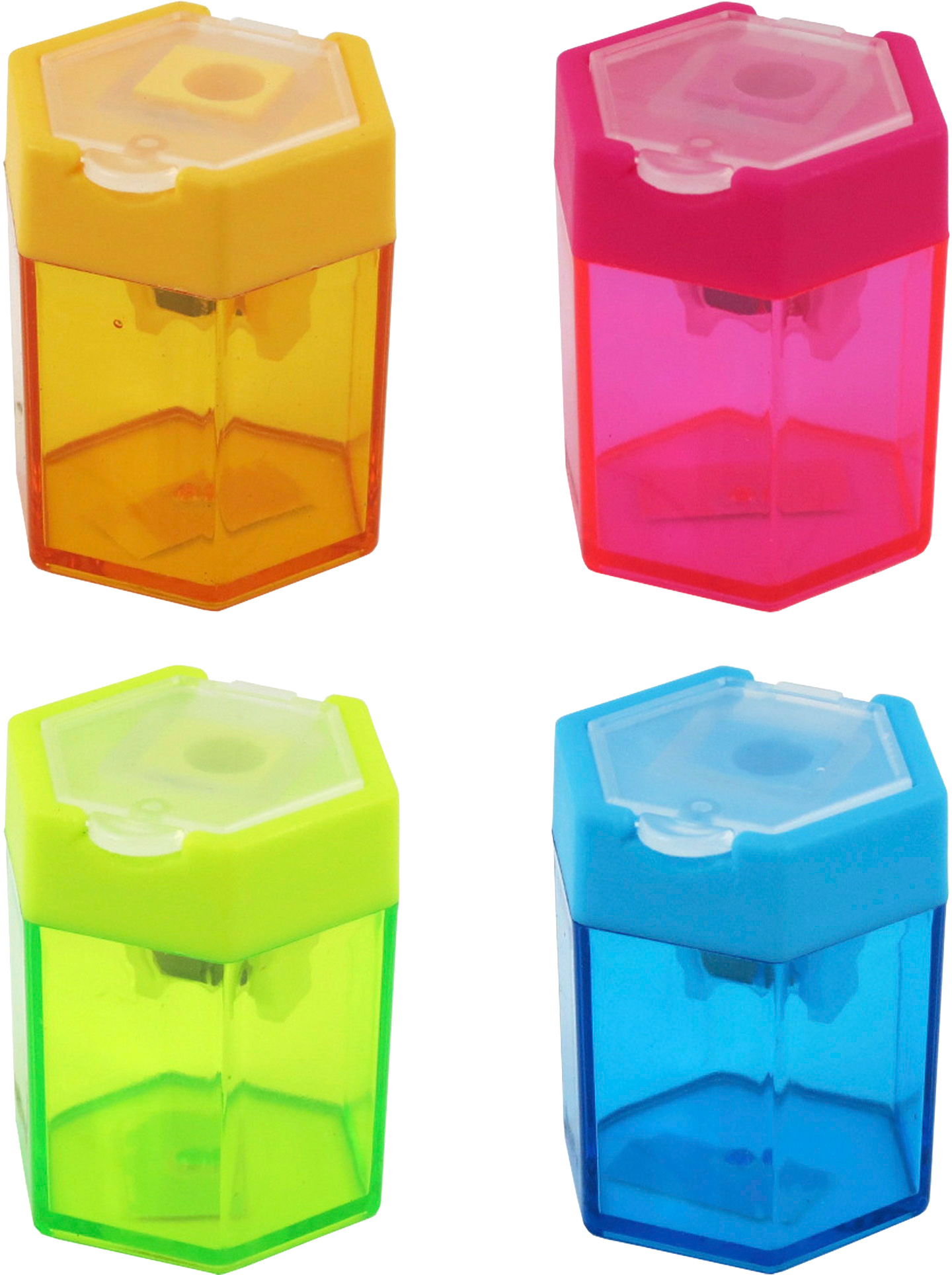 

Набор точилок KLERK с контейнером 1 отверстие 12 шт Микс цветов (Я19790_KL1109)