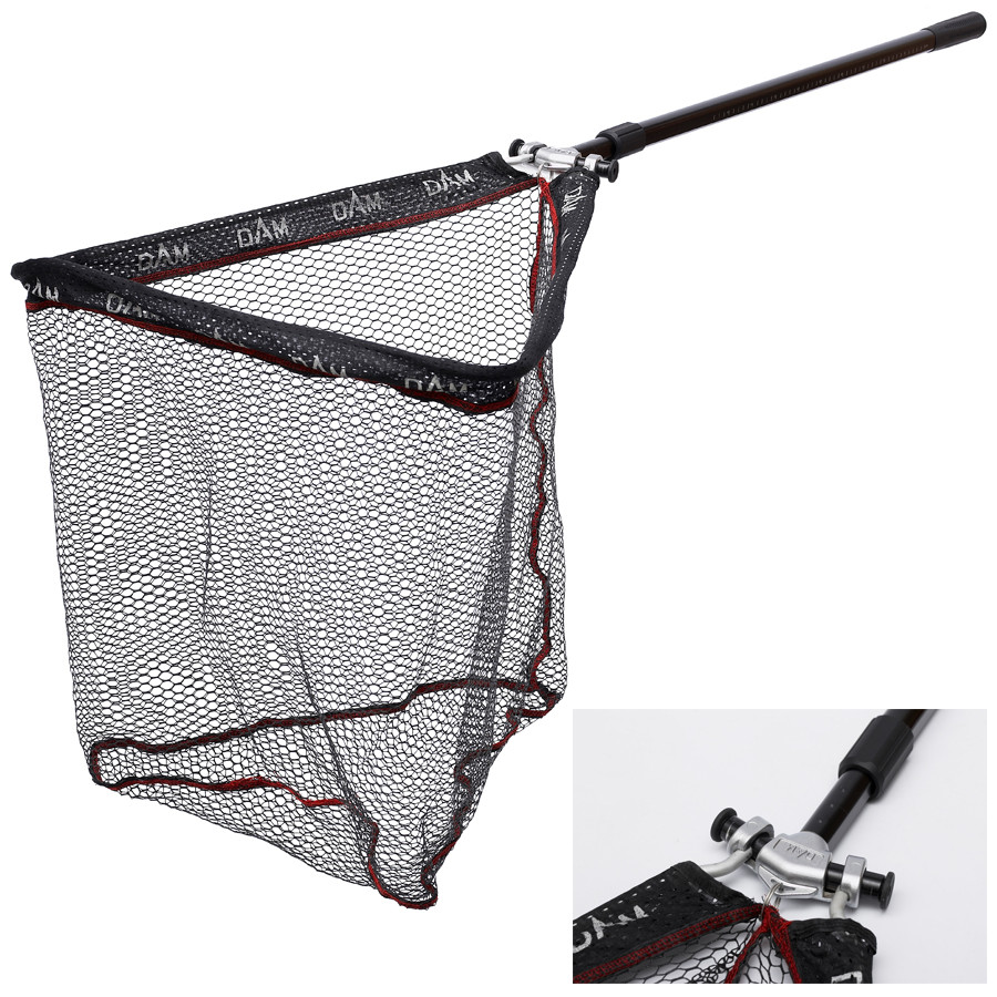 

Подсак раскладной DAM Baerenstark Landing Net 2.40m с прорезиненной сеткой голова 60х60x60cm (60815)