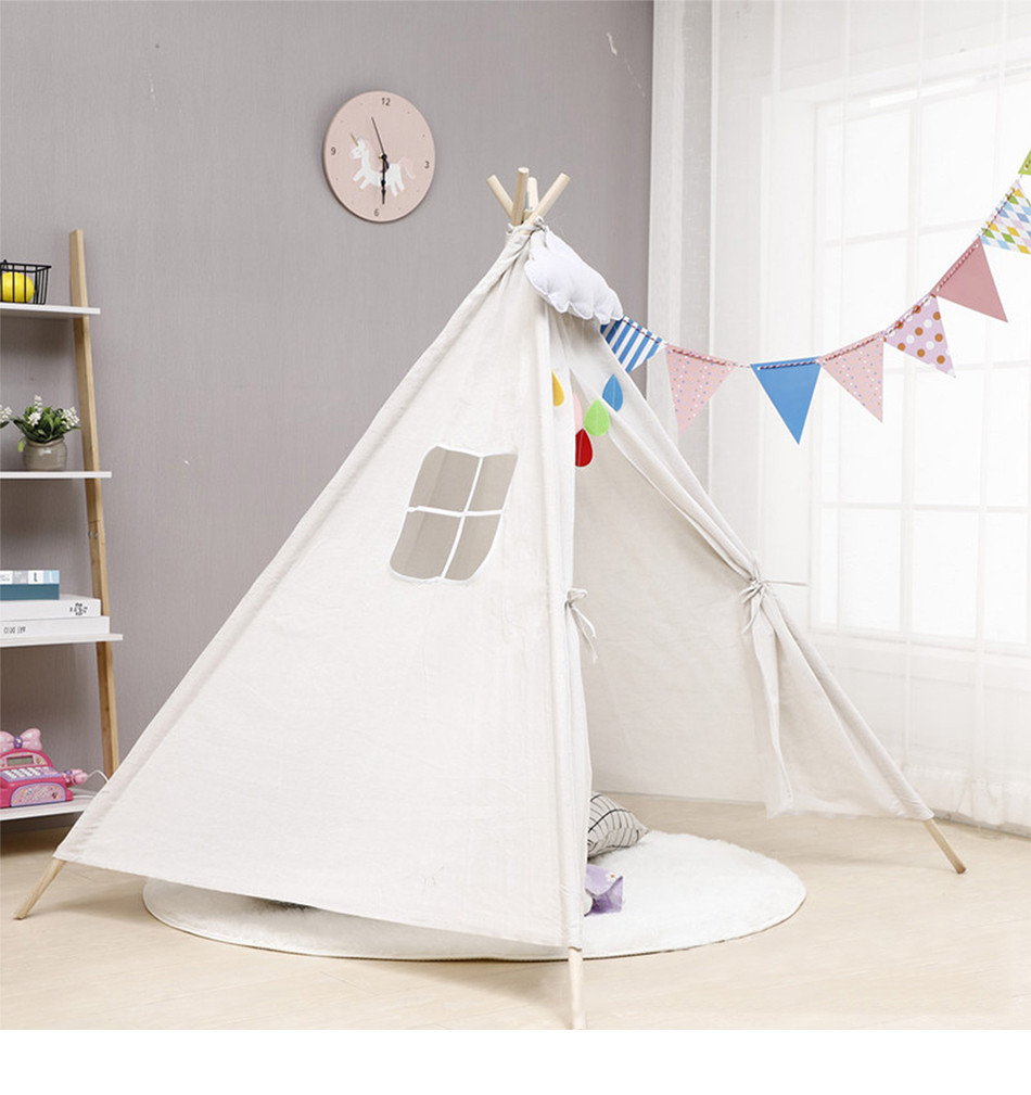 

Детская палатка Tipi Вигвам (Белая)
