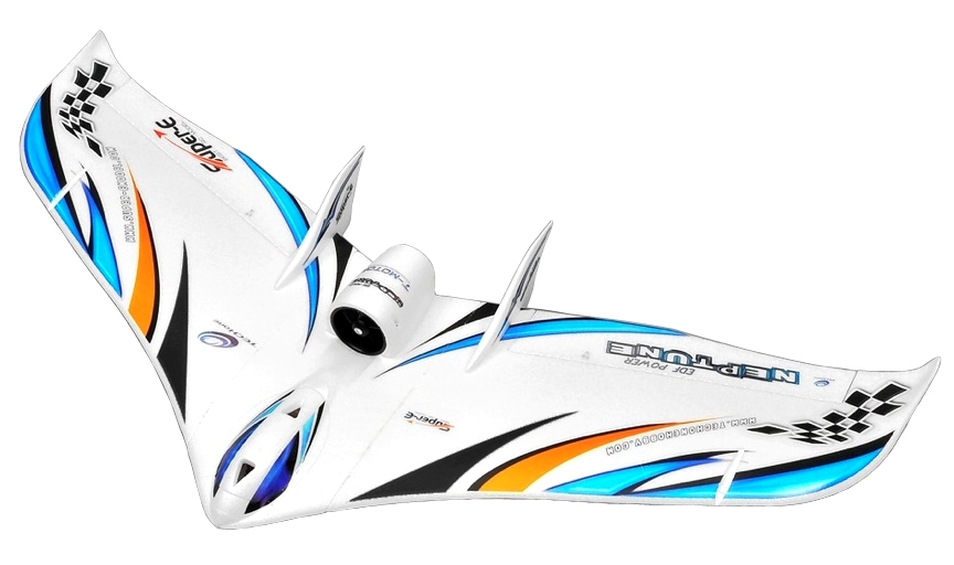 

Літаюче крило TechOne Neptune EDF 1230мм EPO ARF (синій)