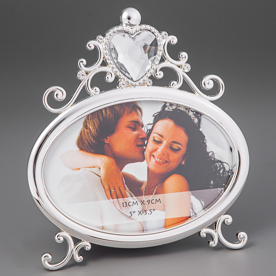

Фоторамка «Кристальное сердце» 13*14 см Angel Gifts 16160-BR-1396