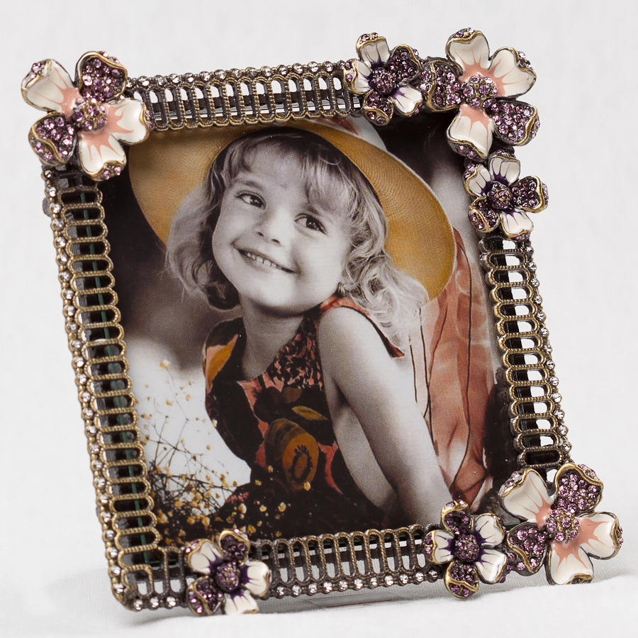 

Фоторамка «Цветы» 14*13 см Angel Gifts 15574-BR-1396