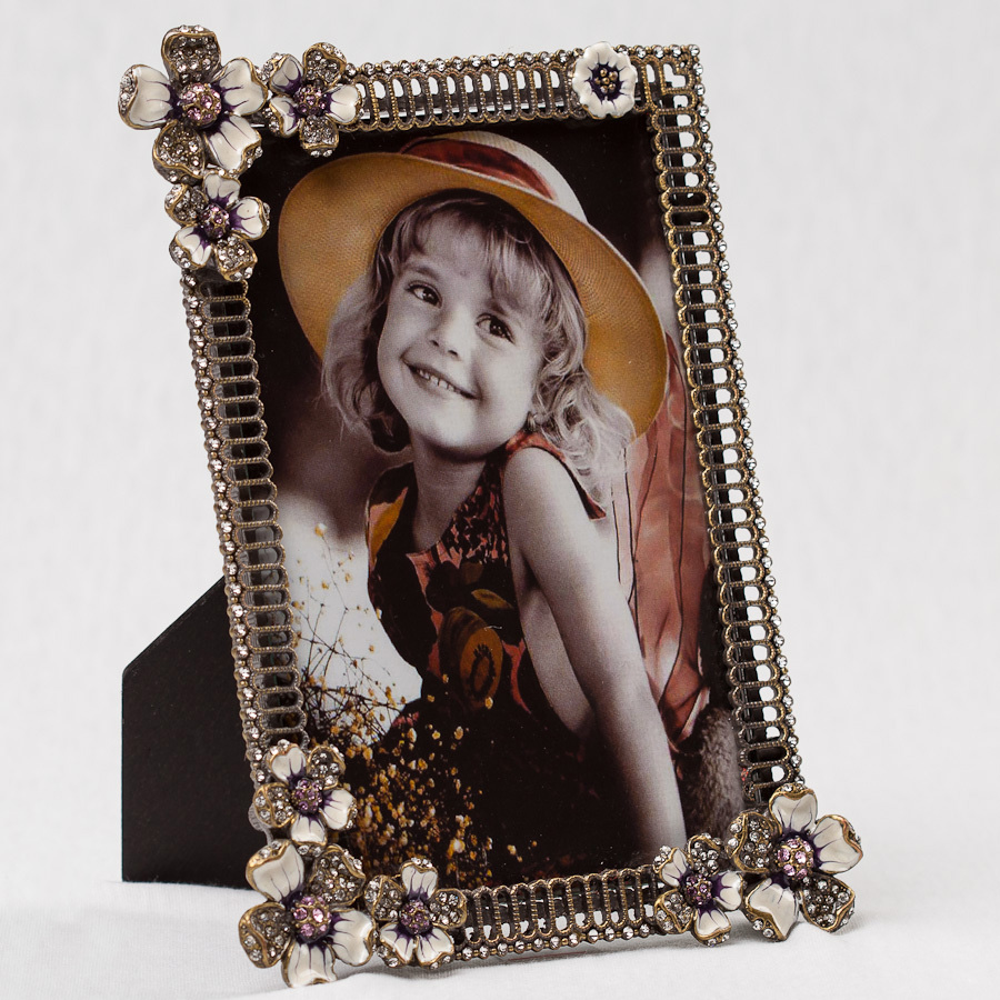 

Фоторамка «Цветы» 12*18 см Angel Gifts 15572-BR-1396
