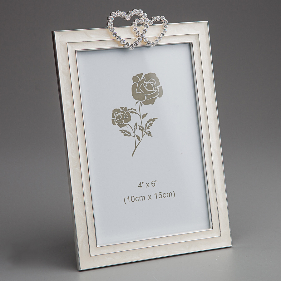 

Фоторамка «Два сердечка» 12*18 см Angel Gifts 16166-BR-1396