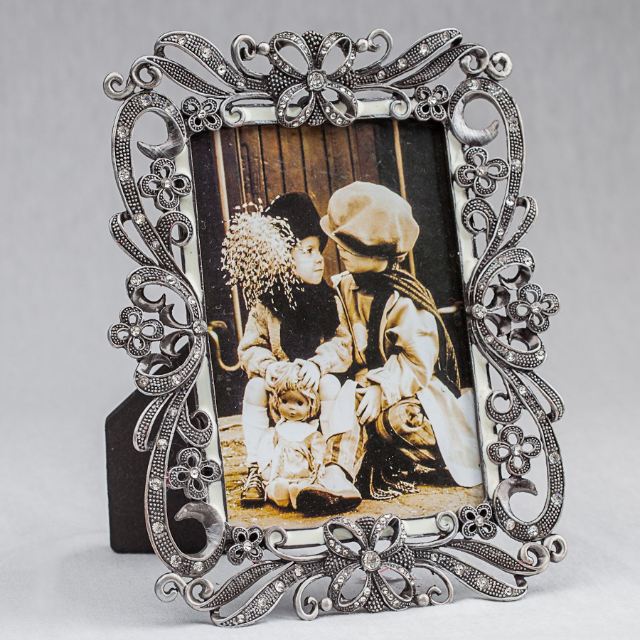 

Фоторамка «Алмазные ленточки» 14*17 см Angel Gifts 15582-BR-1396