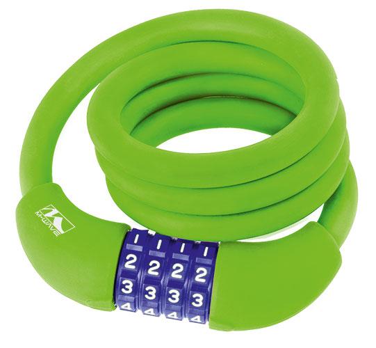 

Замок M-Wave кодовый 12 х 1000 мм, силиконовый зеленый (A-Z-0146)