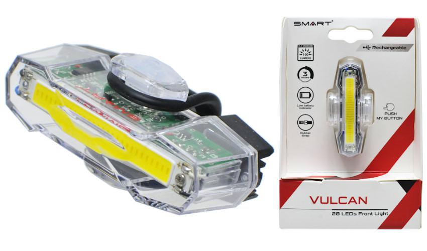 

Фара передняя Smart Vulcan Cob Led USB, прозрачный (a-O-b-p-0237)