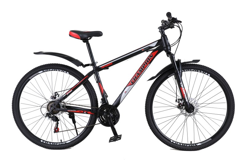 

Велосипед Champion Spark 29"19" Черный-Красный-Серебряный