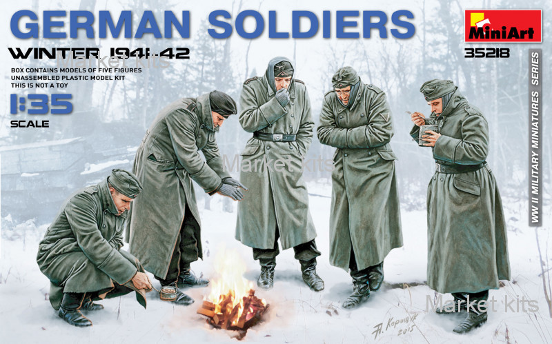

Немецкие солдаты, зима 1941-42 г. 1:35 MINIART (MA35218)