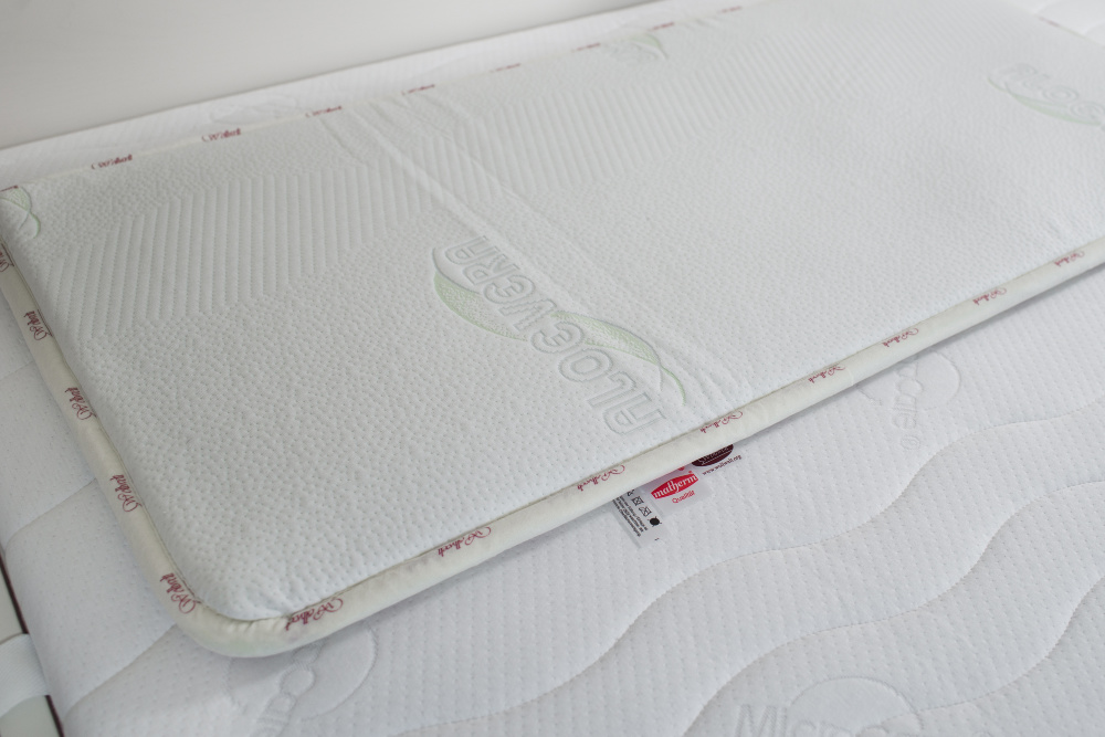 

Наматрасник Wollwelt Aloe Vera - Relax 180х200 см Белый