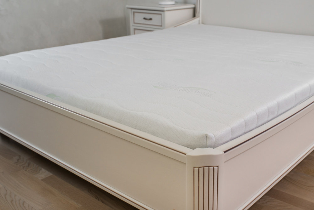 

Матрас ортопедический Wollwelt Mono Soft Aloe Vera 200х200 см Белый