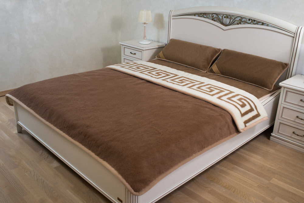 

Одеяло зимнее Wollwelt Latte 200х200 см Белый