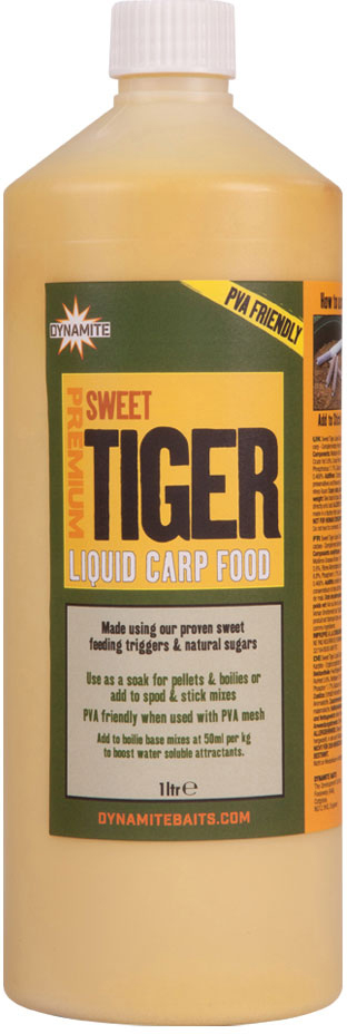 

Аттрактант Dynamite Baits Premium Sweet Tiger Liquid Carp Food 1 л (DY1190)