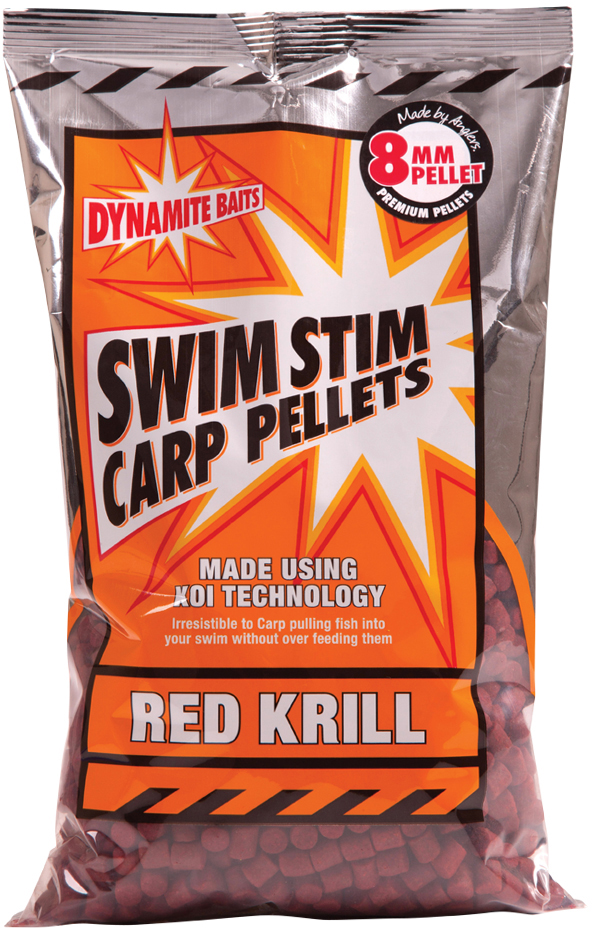 

Пеллетс Dynamite Baits Swim Stim Red Krill Carp 8 мм 900 г (DY216)