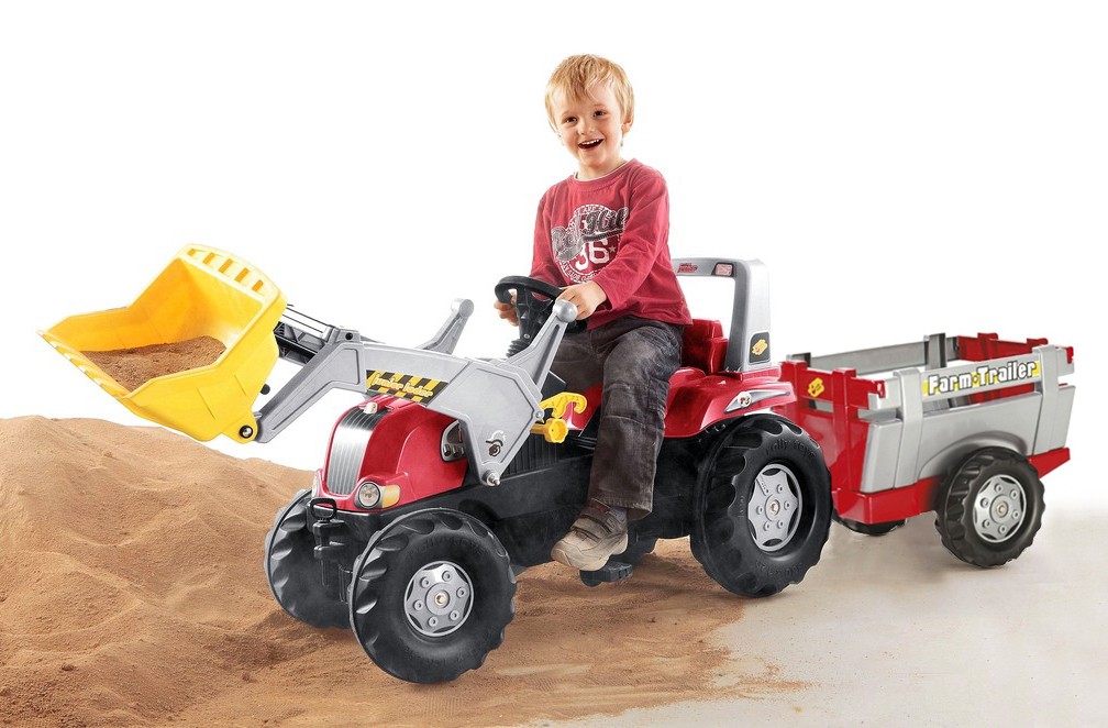 

Детский трактор на педалях Rolly Toys Junior 811397