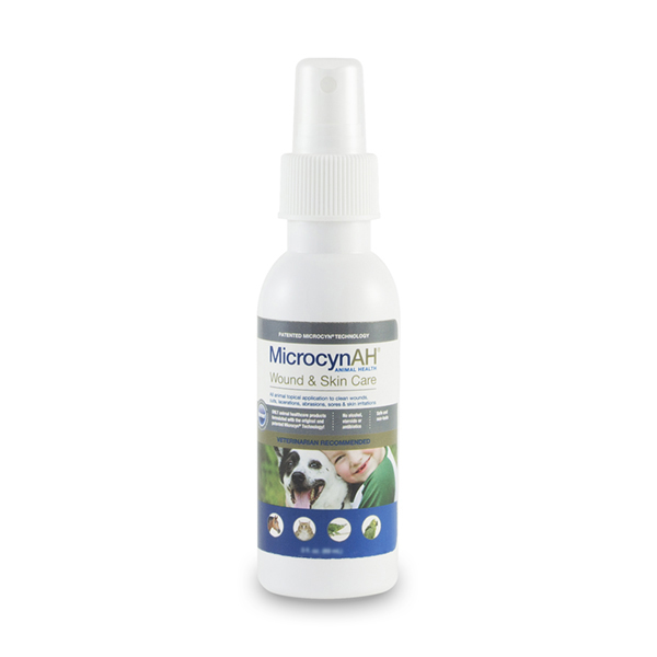 

Спрей для обработки ран и ухода за кожей всех видов животных Microcyn WOUND SKIN CARE LIQUID 90 мл