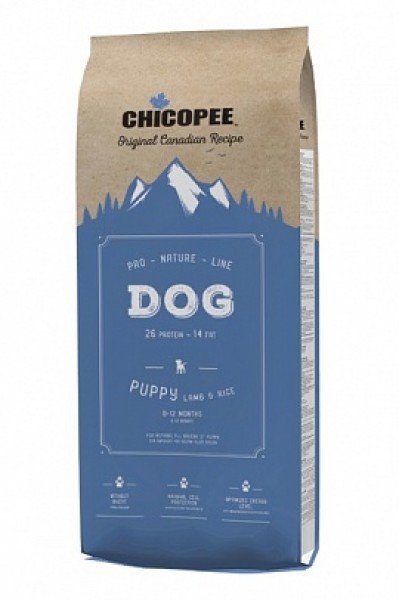 

Сухой корм Chicopee PNL Puppy Lamb Rice для щенков всех пород ягненок 20 кг