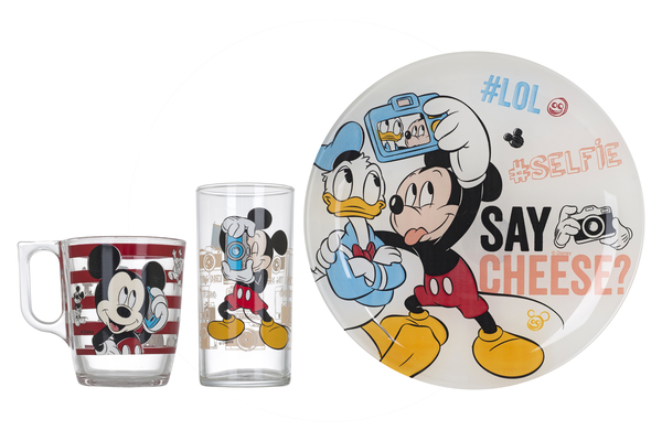 

Набор детский LUMINARC DISNEY PARTY MICKEY /3 предмета (l4871)