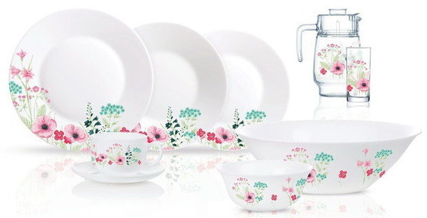 

Сервиз Luminarc Essence Eufloria / 46 предметов