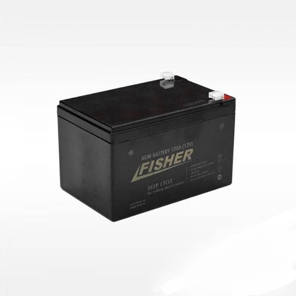 

Аккумулятор для эхолота Fisher 12V 12Ah AGM (для лодки или ИБП)
