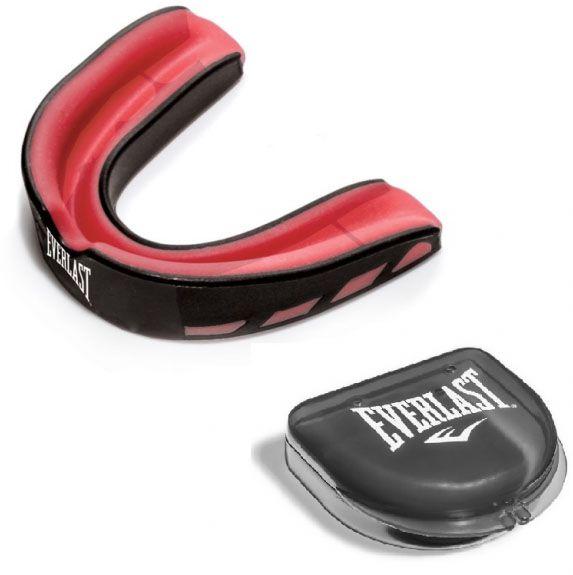 

Капа боксерская Everlast Evershield Single Mouthguard + кейс [серая]