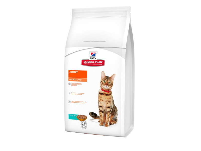 

Сухой корм для котов Hill's Science Plan Feline Adult Optimal Care Tuna 3 кг