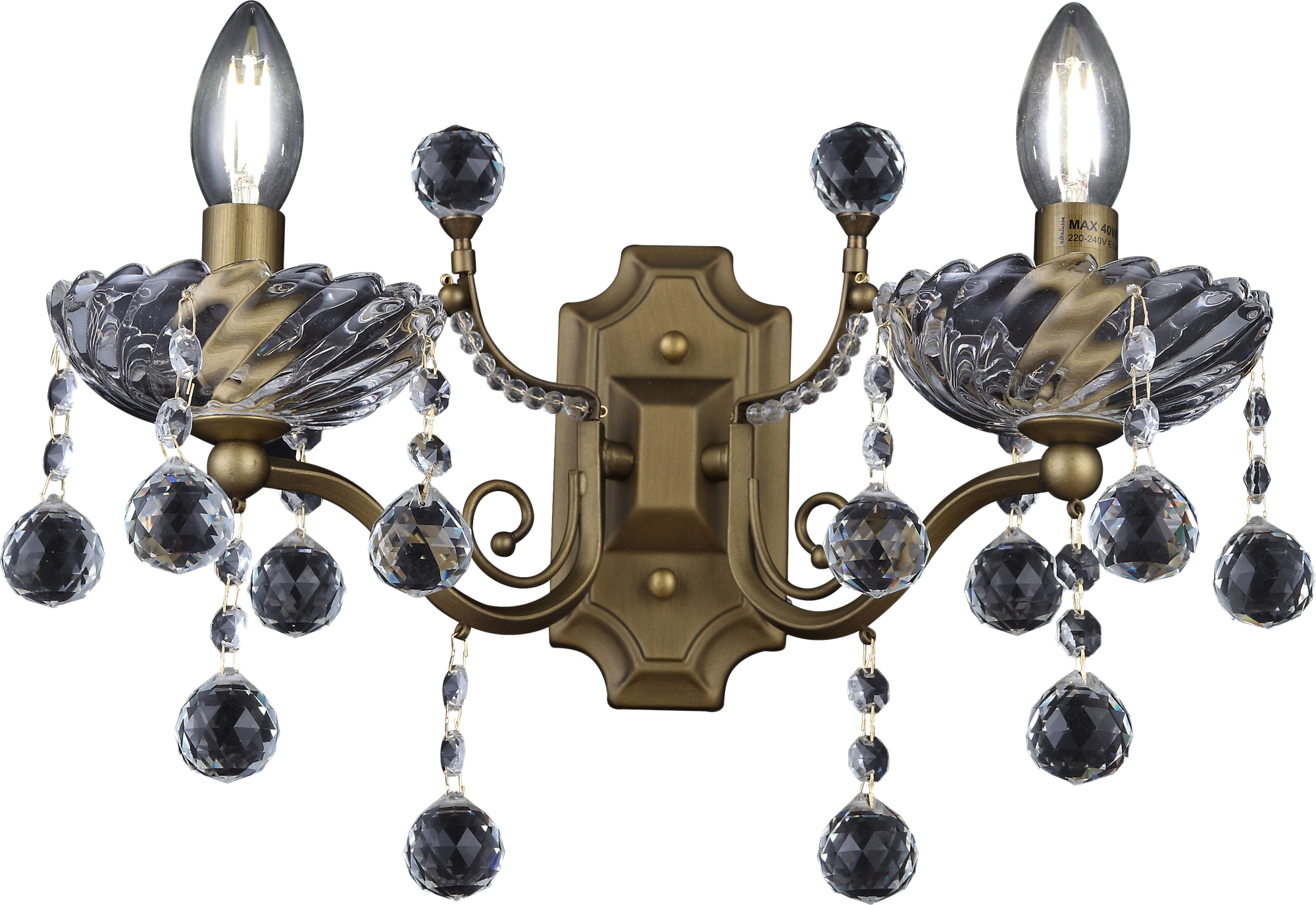 

Бра Altalusse INL-1103W-02 Golden Brass Е14 2x40 Вт