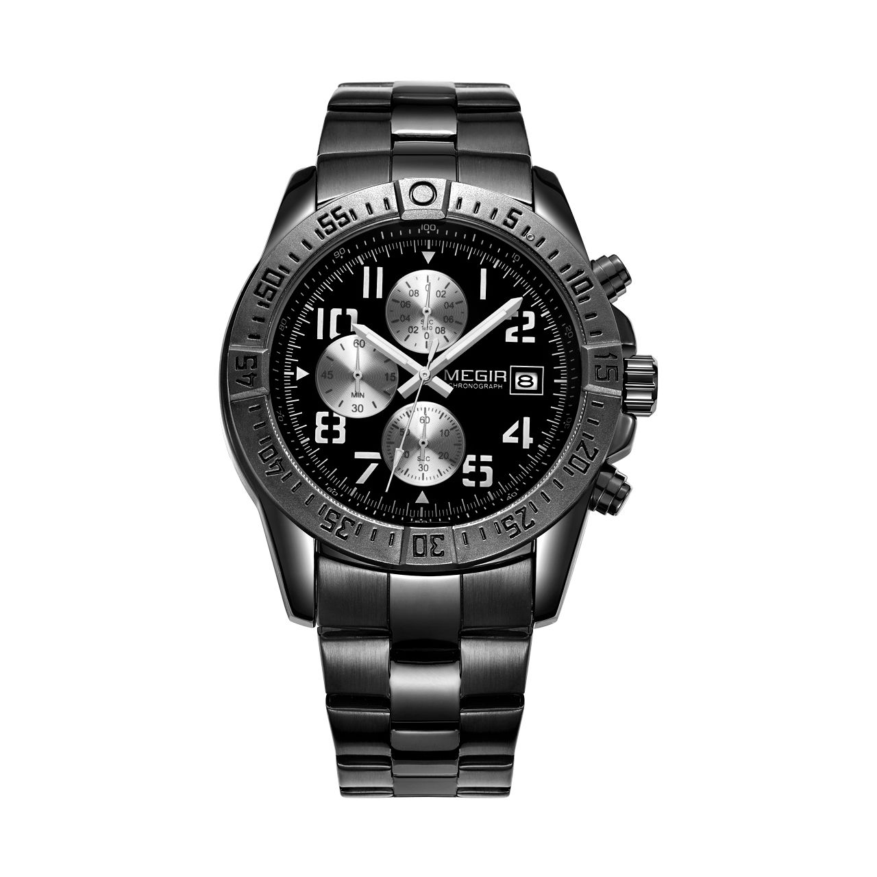

Часы Megir Black MG2030 SS (MS2030G-BK-1)