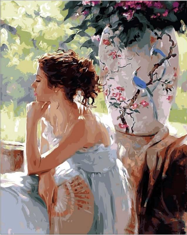 

Картина по номерам Мечтательница. Худ. Ричард Джонсон, 40x50 см., Mariposa