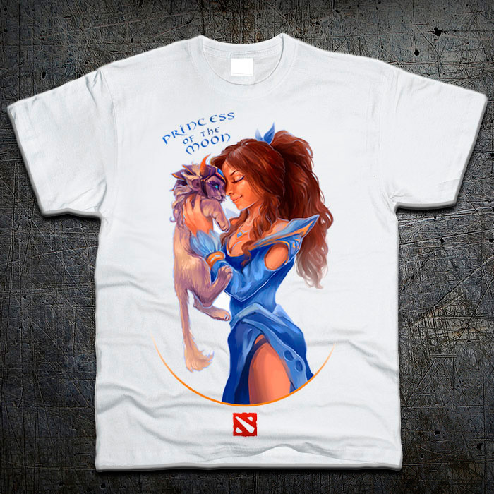 

Футболка Fruit of the Loom Герой Мирана Дота 2 Mirana Dota 2 Белый S