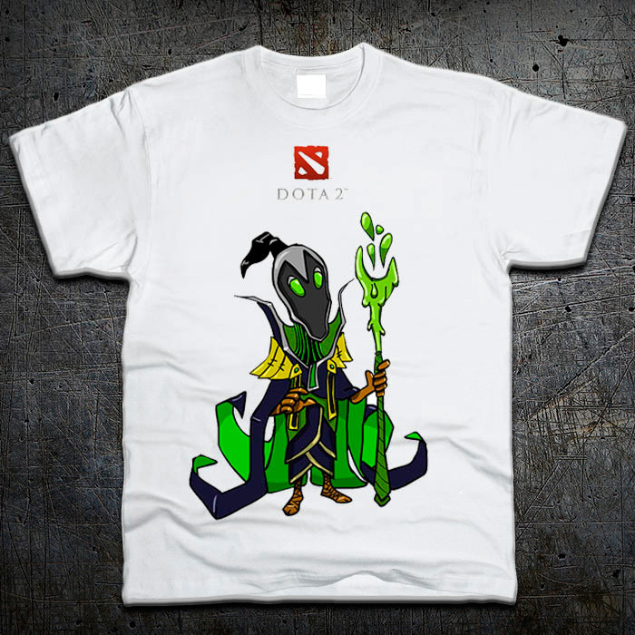 

Футболка Fruit of the Loom Герой Рубик Rubick Дота 2 Dota 2 Белый XL
