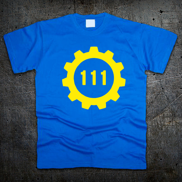

Футболка Fruit of the Loom Убежище 111 Фаллаут Fallout 4 Синий 104 см (1980)