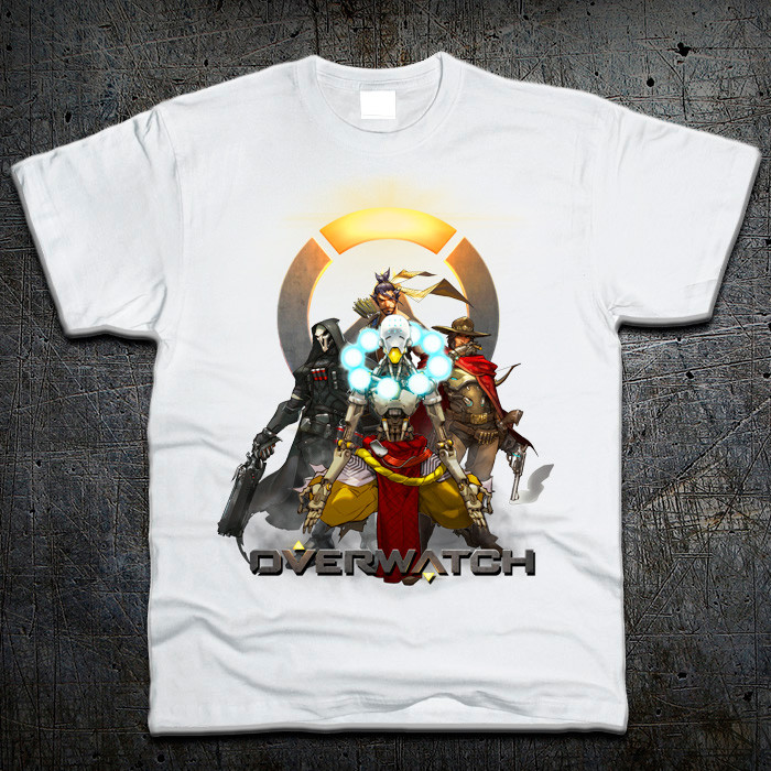 

Футболка Fruit of the Loom Герои Овервотч Heroes Overwatch Белый S