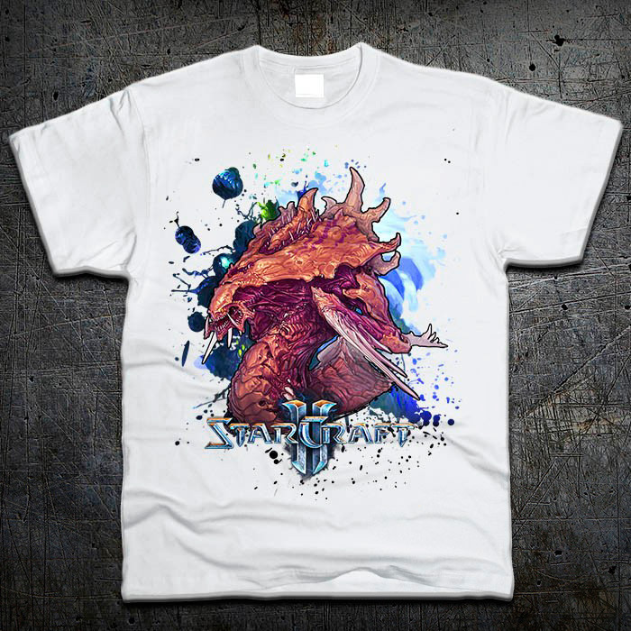 

Футболка Fruit of the Loom Зерг Стар Крафт 2 Zerg Star Craft 2 Белый 140 см (119650)