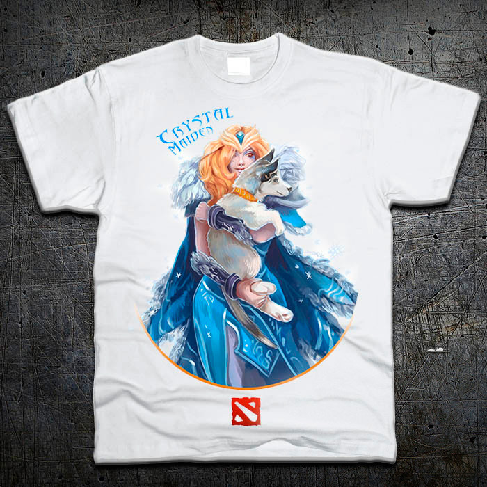 

Футболка Fruit of the Loom Герой ЦМ Dota 2 Crystal Maiden Белый XXL