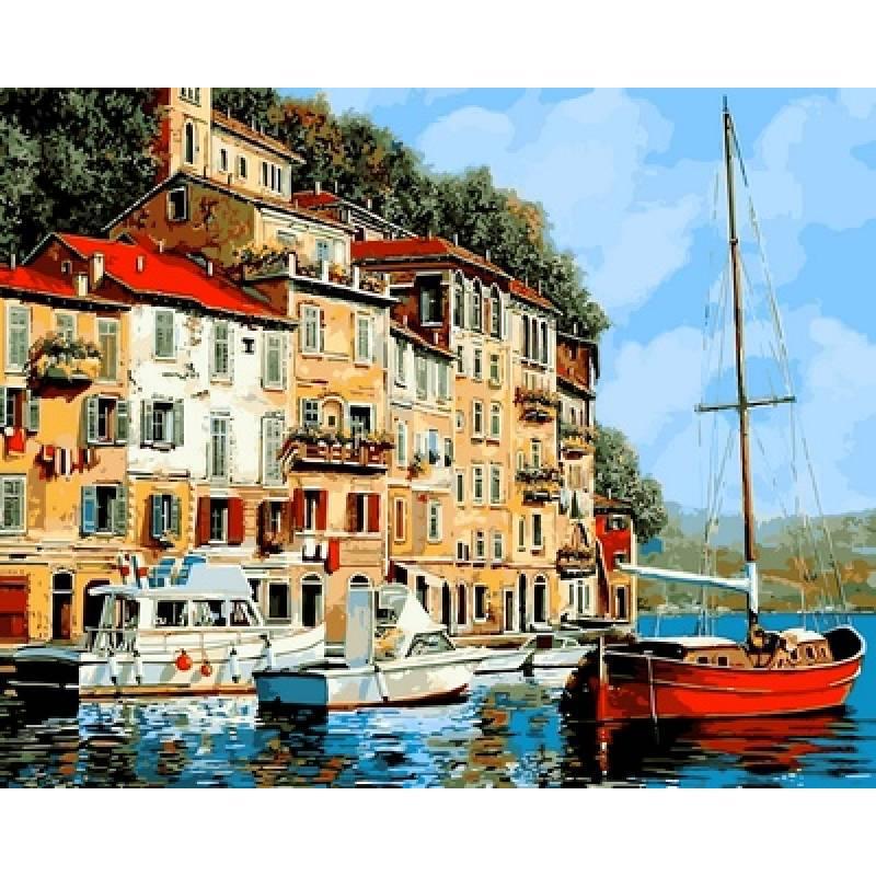 

Картина по номерам VP645 Средиземноморье, 40x50 см., Babylon