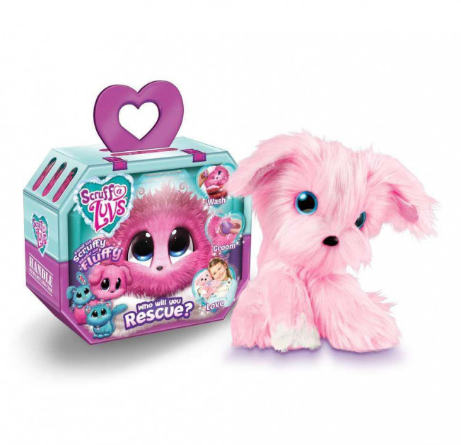

Мягкая игрушка сюрприз для детей Пушистик Scruff Luvs New Line Розовый (2-КП371)