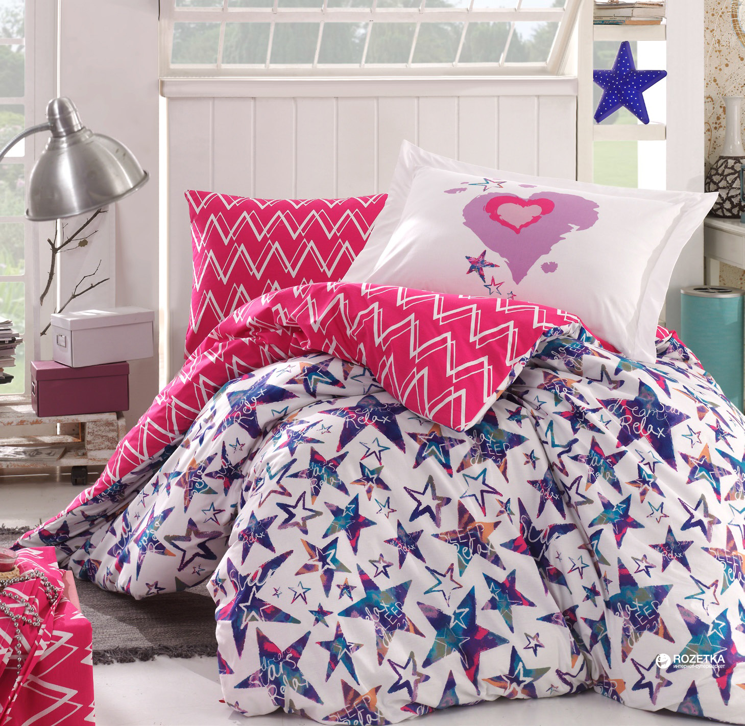 

Комплект постельного белья Hobby Poplin Carmen 160x220 см
