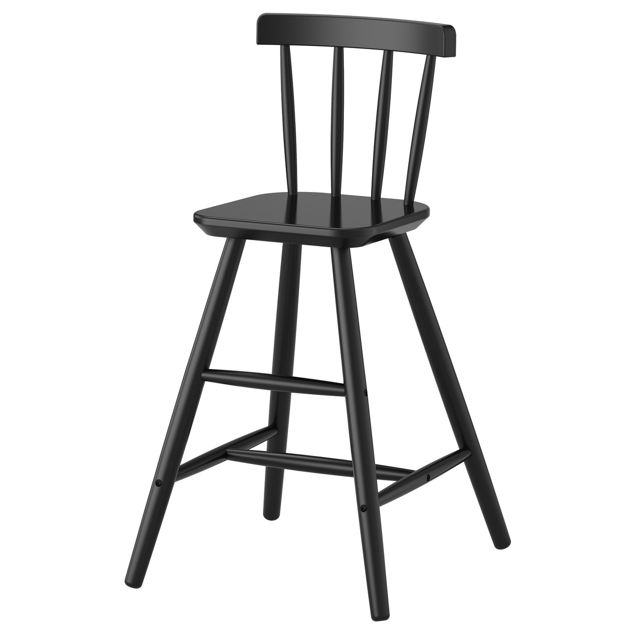 

Детский стул IKEA AGAM черный 702.535.41