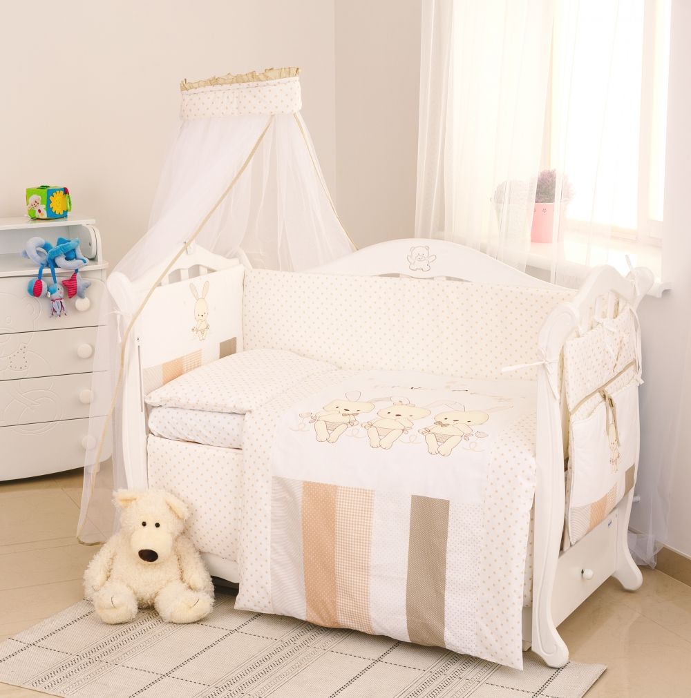 

Постель Twins Dolce D-001 Друзья зайки beige