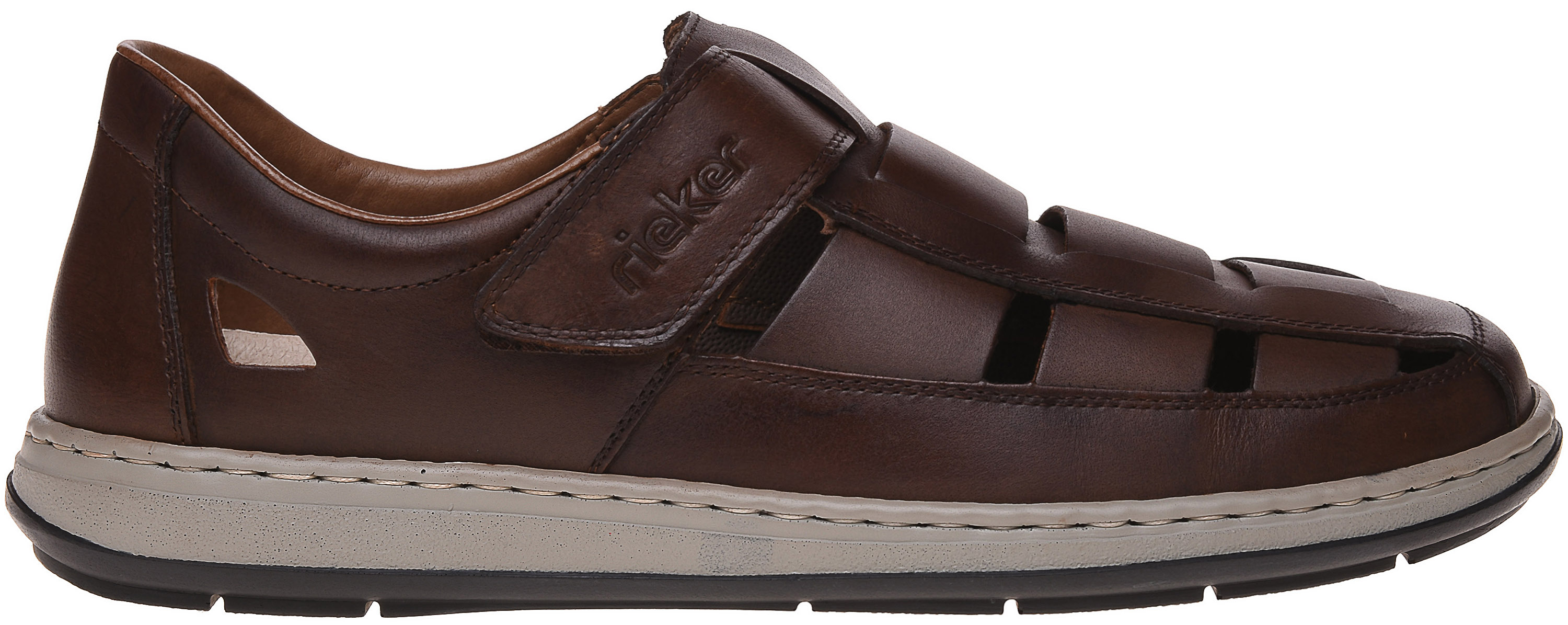 Сандалии RIEKER 17387/25 47 Коричневые (4059954721680) – в интернет ...