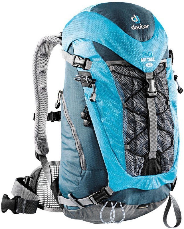 

Велосипедный рюкзак Deuter ACT TRAIL 20 SL 3870 arctic-turquoise / Размер 20л