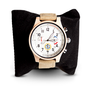 

Деревянные наручные часы ручной работы WoodenWatch Comandor Бежевые