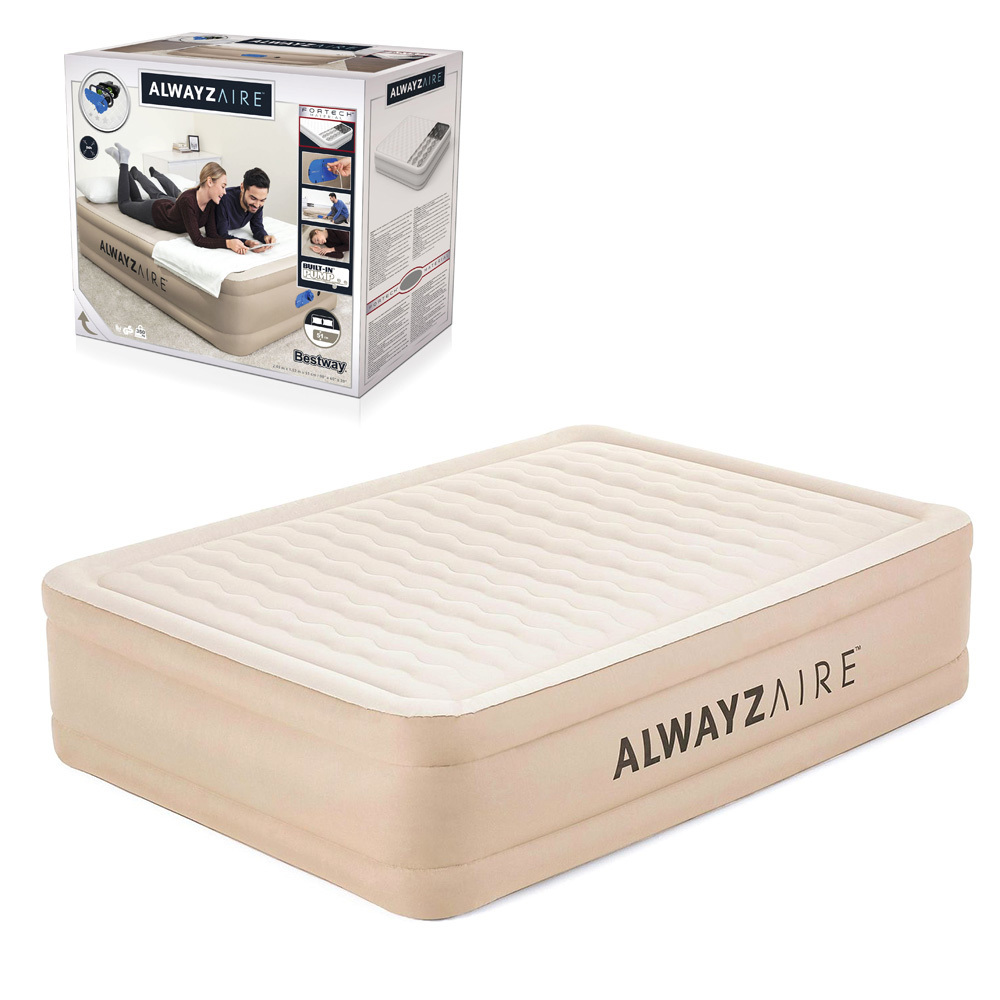 

Надувная кровать Bestway со встроенным насосом 203х152х51 см (69054)