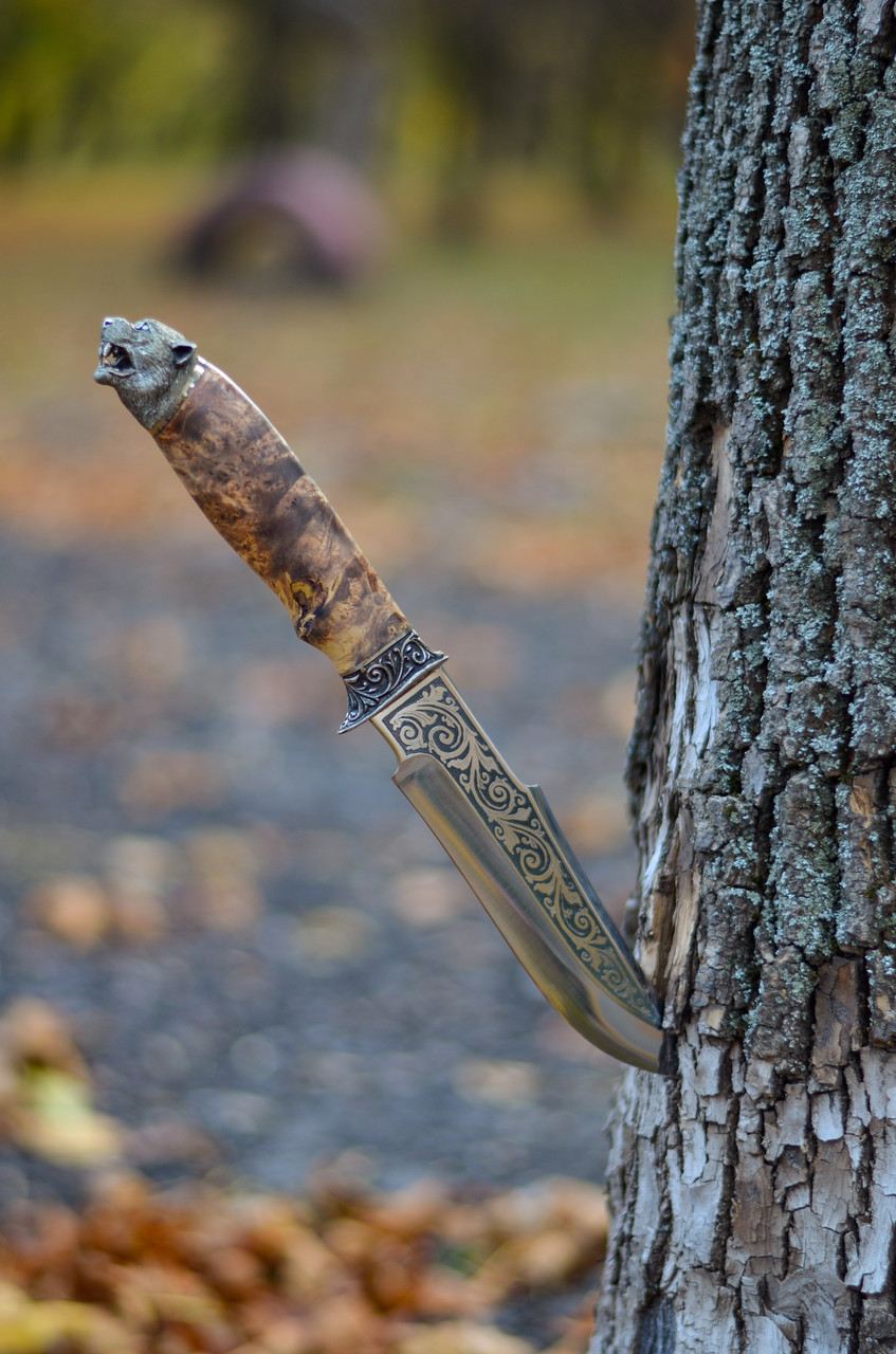 

Коллекционный нож R.A. Knives Тигрица 40х13