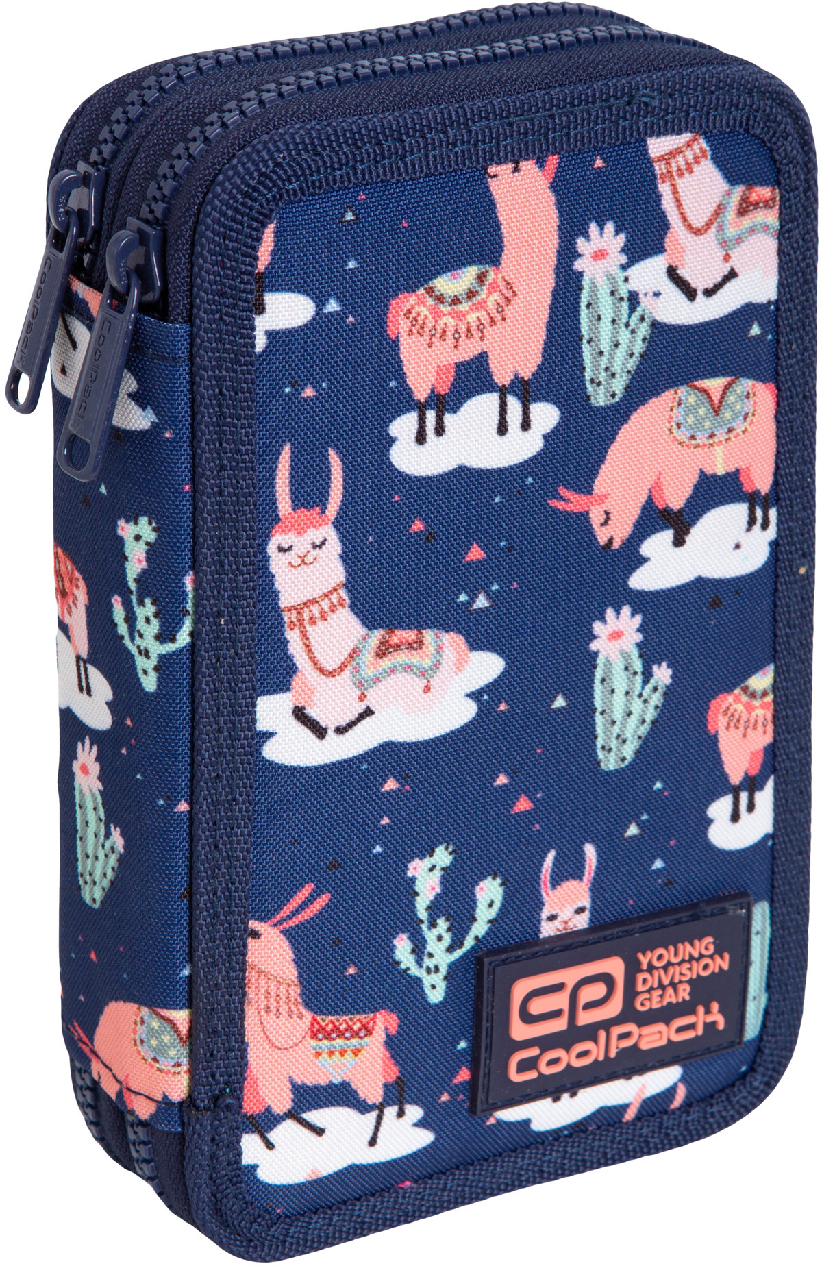 

Пенал Coolpack Jumper 2 35 предметов 2 отделения Llamas (C66177)