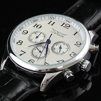 

Мужские наручные часы Jaragar White классические механические