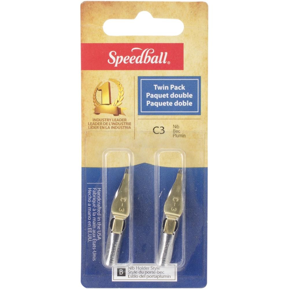 

Набор перьев для каллиграфии Speedball Calligraphy Pen Nibs C-3 2шт